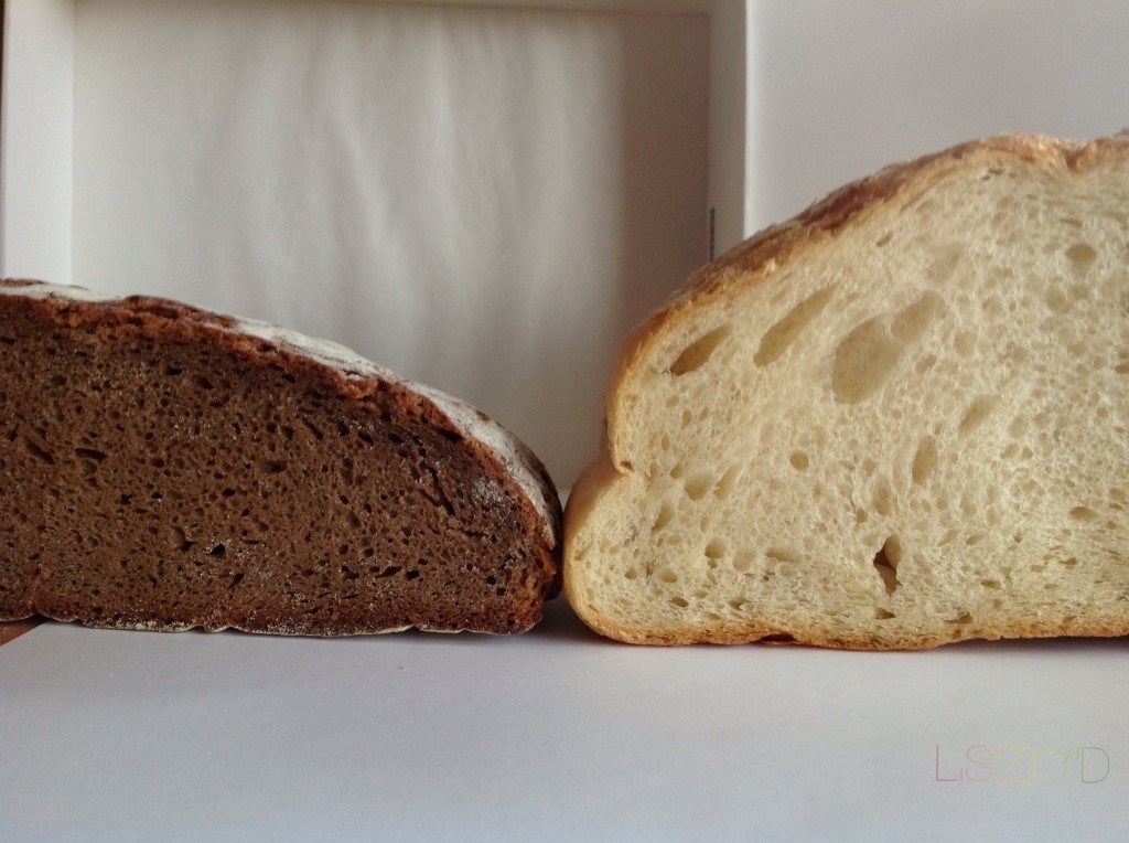 Poređenje ražano i pšeničnog hleba